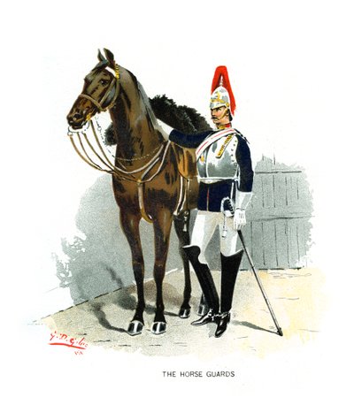 The Horse Guards, c1890. tekijältä Geoffrey Douglas Giles