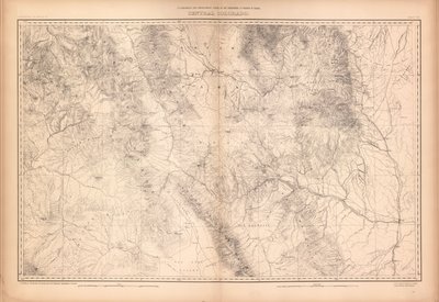 Coloradon ja osien viereisen alueen geologinen ja maantieteellinen atlas tekijältä Geological And Geographical Survey Of The Territories