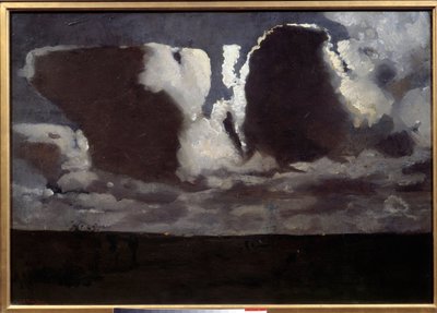 Kuutamo. George Hendrick (Hendrik) Breitnerin (1857-1923) maalaus ec.hol tekijältä Georg Hendrik Breitner