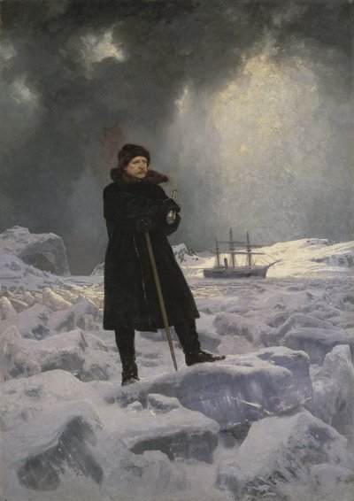Tutkija A. E. Nordenskiold, 1886 tekijältä Georg Rosen