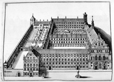 Linnan suunnittelu, 1664 tekijältä Georg Andreas Bockler