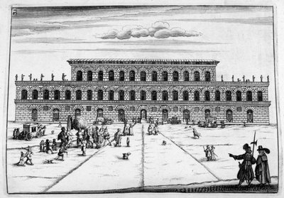 Linnan suunnittelu, 1664 tekijältä Georg Andreas Bockler