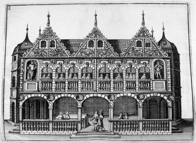 Linnan suunnittelu, 1664 tekijältä Georg Andreas Bockler