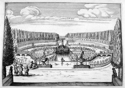 Koristeellinen suihkulähde ja puutarhasuunnittelu, 1664 tekijältä Georg Andreas Bockler