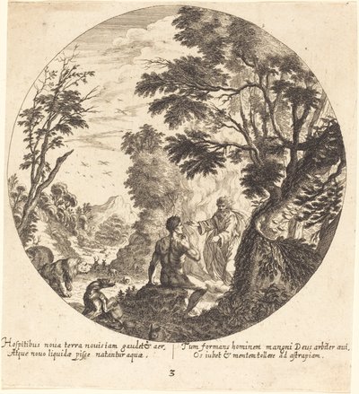 Jumala luova ihminen tekijältä Georg Andreas Wolfgang the Elder