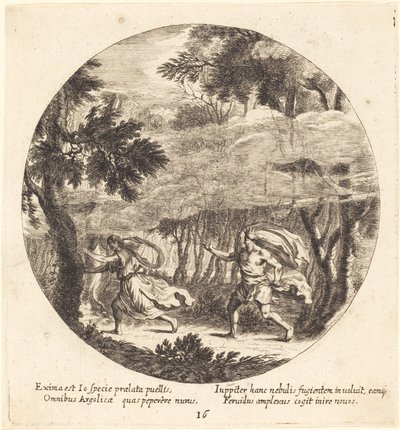 Jupiter ja Io tekijältä Georg Andreas Wolfgang the Elder