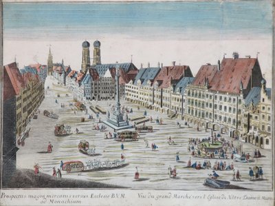 Peep-box kuva München Marienplatz Z tekijältä Georg Balthasar Probst