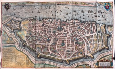 Anversa, Belgia - Georg Braunin "Civitates Orbis Terrarum", Köln 1617. tekijältä Georg Braun