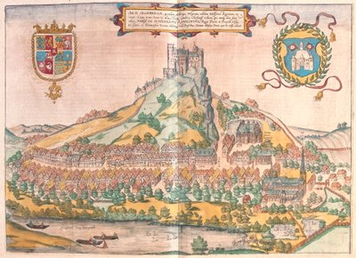 Kovakantinen, Segeberg, Saksa - teoksessa "Civitates Orbis Terrarum", kirjoittanut Georg Braun, Köln 1617. tekijältä Georg Braun