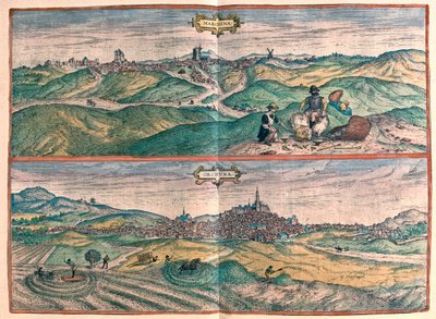 Marchena - Osuna, Katalonia, Espanja - teoksessa "Civitates Orbis Terrarum", Georg Braun, Köln 1617. tekijältä Georg Braun
