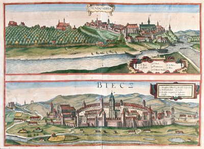 Sandomierz - Biecz, Puola - Georg Braunin teoksessa 