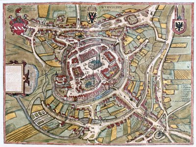 Swiebodzin, Puola - Georg Braunin "Civitates Orbis Terrarum", Köln 1617. tekijältä Georg Braun