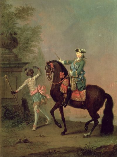 Keisarinna Elizabeth Petrovnan muotokuva tekijältä Georg Christoph Grooth