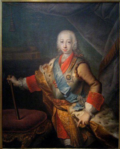 Suurruhtinas Pietari Fedorovitšin (myöhempi keisari Pietari III) muotokuva tekijältä Georg Cristoph Grooth