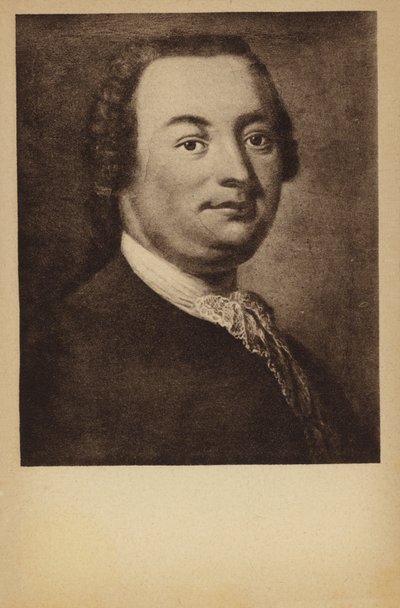 Johann Christian Bach, klassisen aikakauden saksalainen säveltäjä (1735-1782) tekijältä Georg David Matthieu