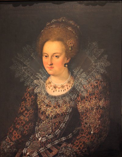 Saksa: Muotokuva Barbara Sophia von Brandenburg Muotokuva Barbara Sophie Brandenburgin muotokuva Barbara Sophie of Brandenburg tekijältä Georg Donauer