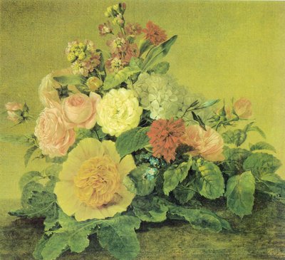 Saksa: Blumenstillleben Asetelma kukkien kanssa tekijältä Georg Friedrich Kersting