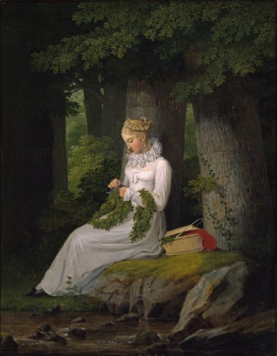 Saksa: Die Kranzwinderin Seppeleen tekijä tekijältä Georg Friedrich Kersting