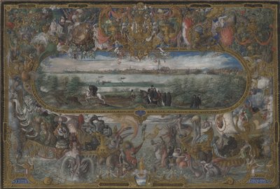 Näkymä Sevillasta, 1573 tekijältä Georg Hoefnagel
