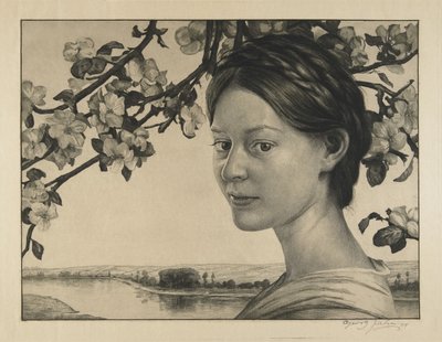 Neito kukilla tekijältä Georg Jahn