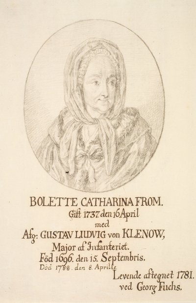 Muotokuva Bolette Catharina From tekijältä Georg Mathias Fuchs
