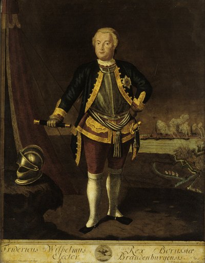 Frederick I Preussista Frederick William Preussin kuningas Brandenburgin vaaliruhtinas tekijältä Georg Paul Busch