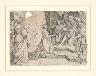 Ester ennen Ahasverusta tekijältä Georg Pencz
