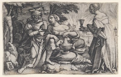 Loot ja hänen tyttärensä. tekijältä Georg Pencz
