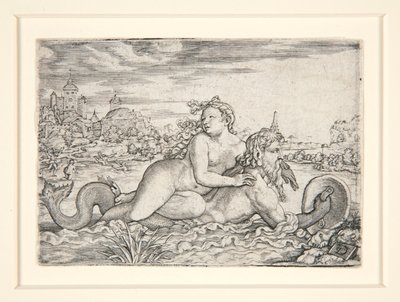 Merihirviön sieppaama neiti tekijältä Georg Pencz