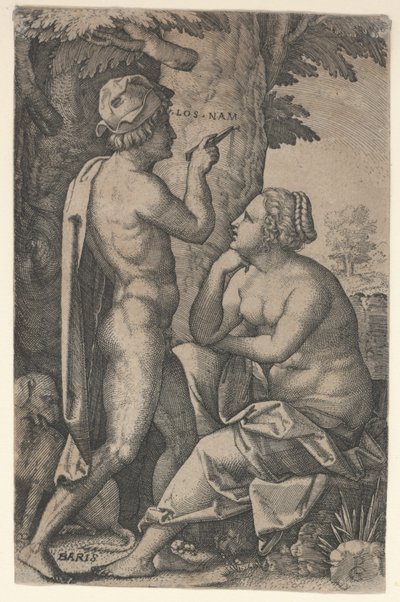 Pariisi ja Oenone tekijältä Georg Pencz