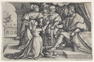 Salomon tuomio. tekijältä Georg Pencz