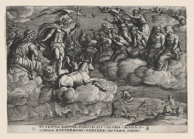 Ikuisuuden voitto kuolemassa, Petrarkan voitosta. tekijältä Georg Pencz