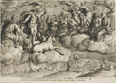 The Triumph of Eternity, levy kuusi Petrarchin voitosta tekijältä Georg Pencz
