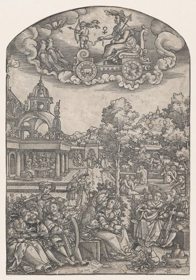 Venus, Seitsemästä planeettasta. tekijältä Georg Pencz