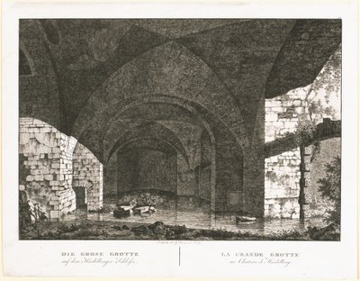 Suuri luola Heidelbergin linnassa tekijältä Georg Primavesi, after Peter Speeth