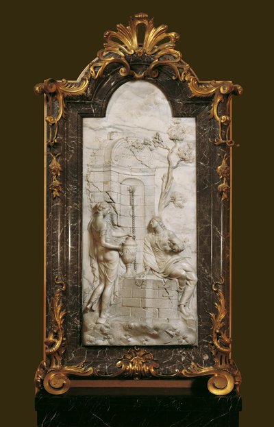 Kristus ja samarialainen nainen tekijältä Georg Raphael Donner