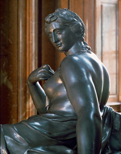 Providentia, hahmo Donner-Brunnen - suihkulähteestä Wienin keskustassa. tekijältä Georg Raphael Donner