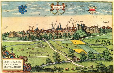 Bethune tekijältä Georg and Hogenberg Franz (1535 90) Braun
