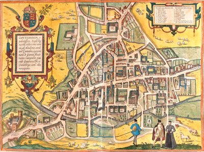 Cambridge, Iso-Britannia tekijältä Georg and Hogenberg Franz (1535-90) Braun