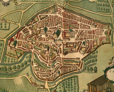 Fabriano Georg Braunin Civitates Orbis Terrarumilta tekijältä Georg Braun and Hogenberg Franz