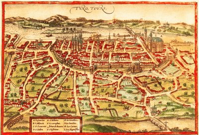 Toulon, Frankreich von Georg and Hogenberg Franz (1535-90) Braun