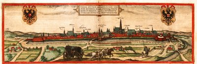 Wien, Itävalta tekijältä Georg and Hogenberg Franz (1535 90) Braun