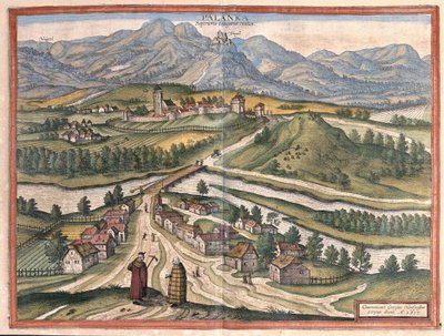 Dregelypalank, Unkari (kaiverrus tekijältä Georg Braun and Hogenberg Franz