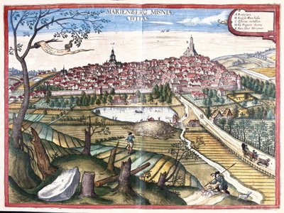 Marienberg, Saksi, Saksa (kaiverrus tekijältä Georg Braun and Hogenberg Franz
