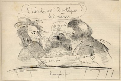 Absoluutti on identtinen filosofiasta keskustelevien Franz Lisztin, Madame d