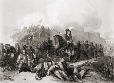 The Storming of Bristol, ika-26 ng Hulyo 1643, inukit ni J.C. Varrall (ukit)finn tekijältä George (after) Cattermole