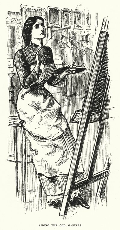 George du Maurierin kuvitus Trilbylle (kaiverrus) tekijältä George (after) Du Maurier