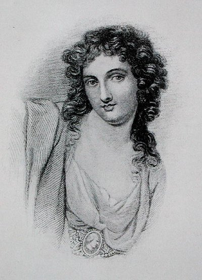 Lady Hamilton (n. 1765-1815) (kaiverrus) tekijältä George (after) Romney
