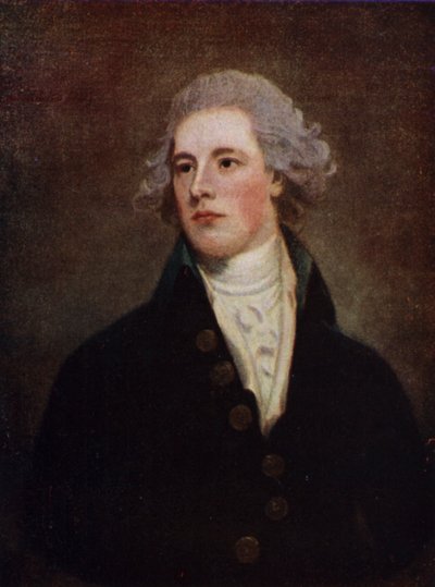 William Pitt nuorempi, Englannin tory-poliitikko ja pääministeri (värilitho) tekijältä George (after) Romney
