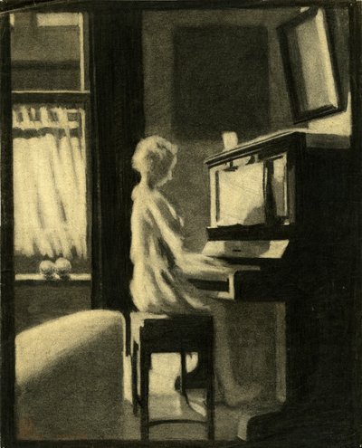 Dorothy soittaa pianoa, 30. marraskuuta 1931 tekijältä George Adamson